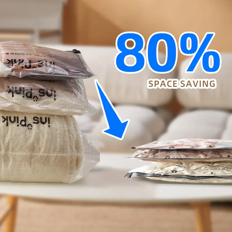 Vacuum Storage Bags for Travel with Wireless Air Pump - 2